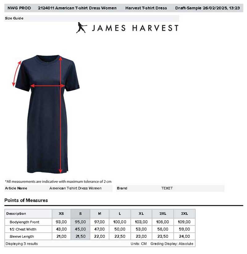 American T-shirt Dress Women