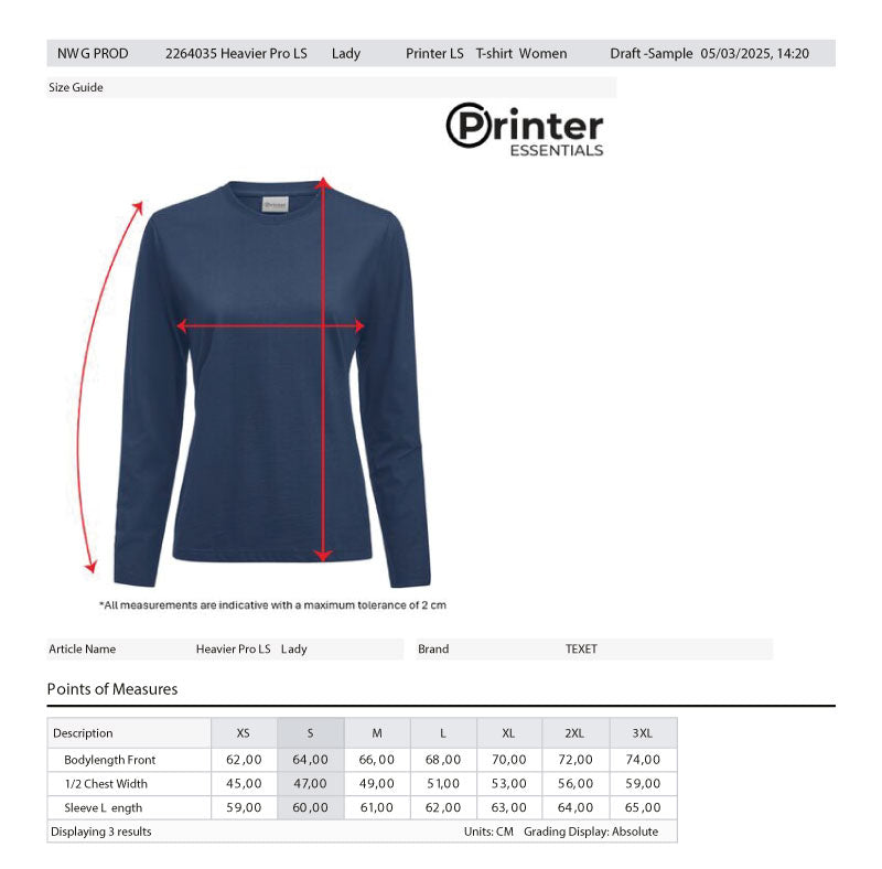 Heavier Pro L/S Women