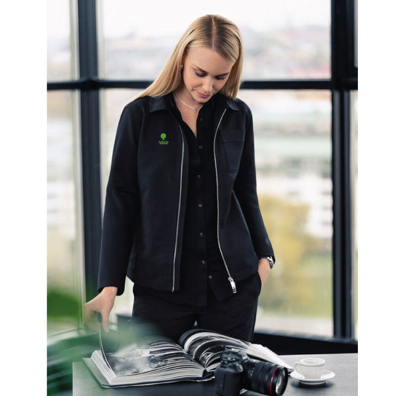 Modern Zip Overshirt Woman