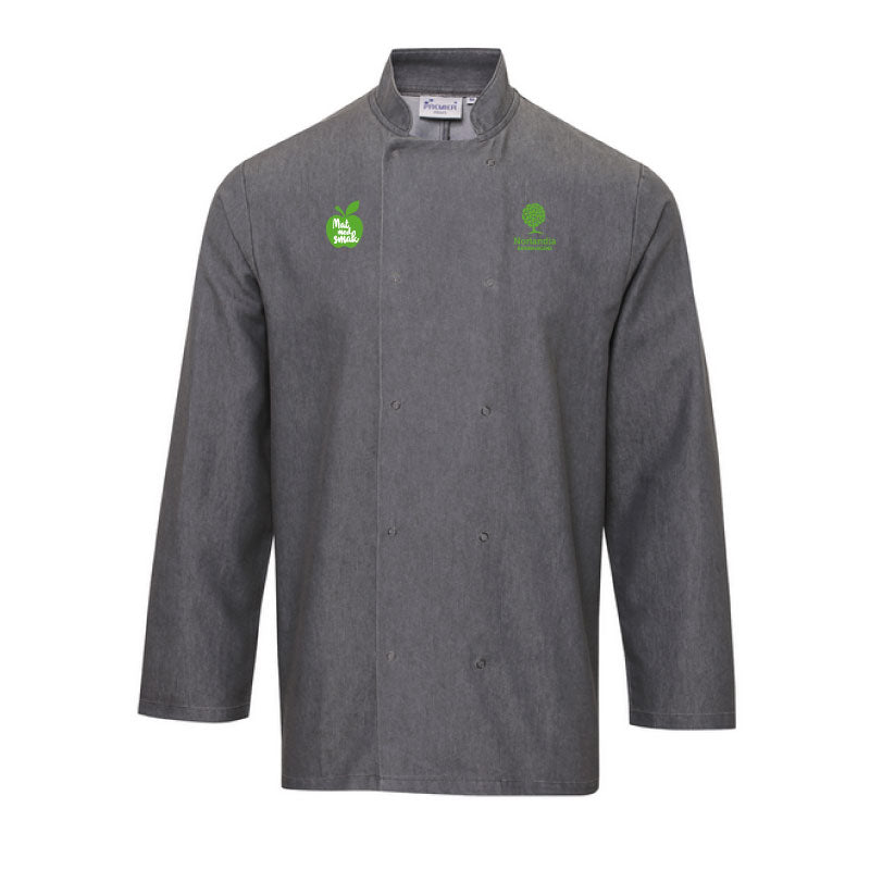 Langermet Denim Kokkeskjorte