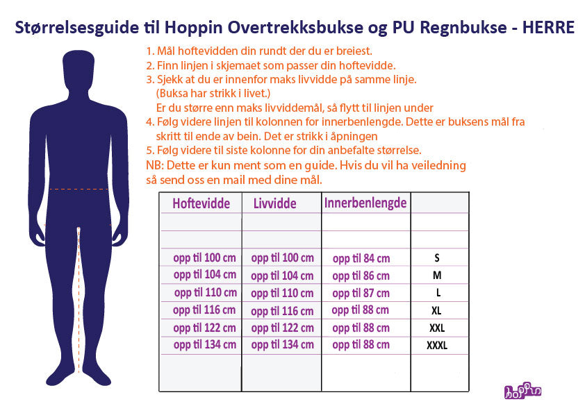 HOPPIN Regnbukse Unisex