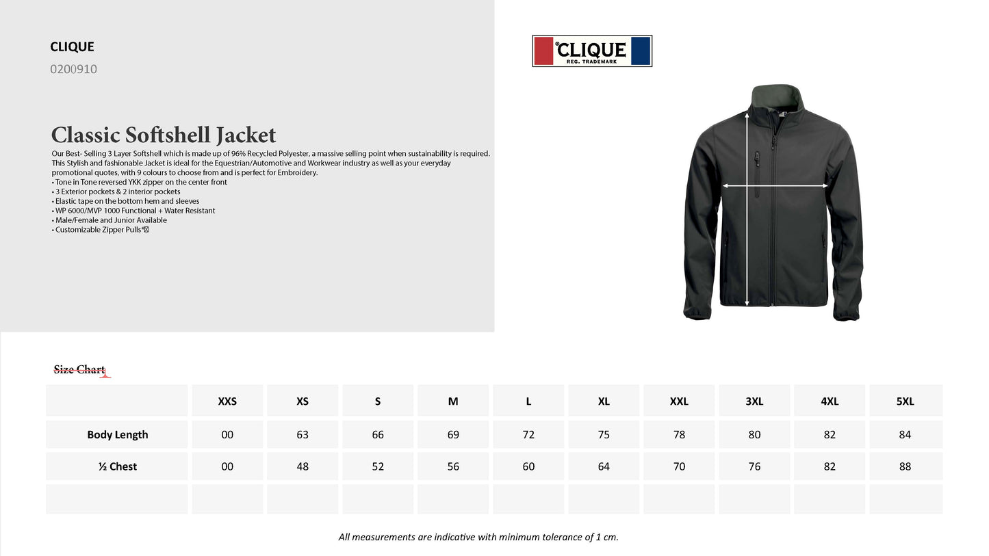 Classic Softshell Jacket Unisex