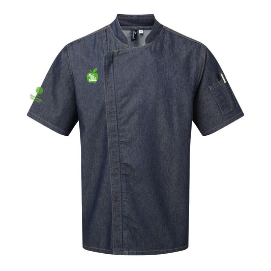 Kokkeskjorte kortermet denim