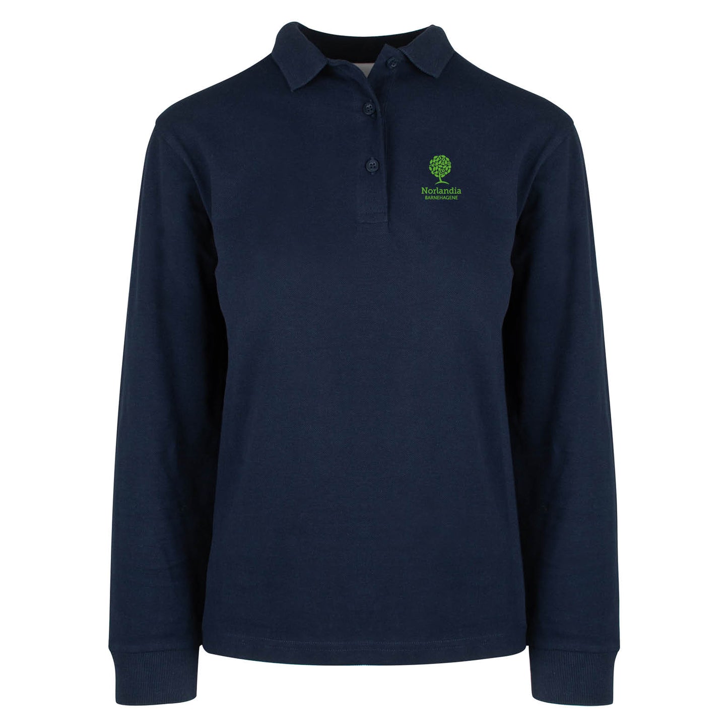 ORGANIC L/S POLO GOTS Dame