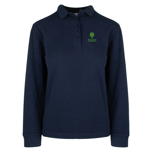 ORGANIC L/S POLO GOTS Dame