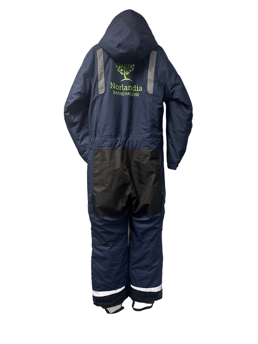 Vinterdress foret med avtagbar hette UNISEX KORT modell