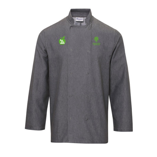 Langermet Denim Kokkeskjorte