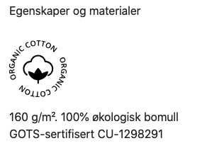 Norlandia Pride T-skjorter U GOTS