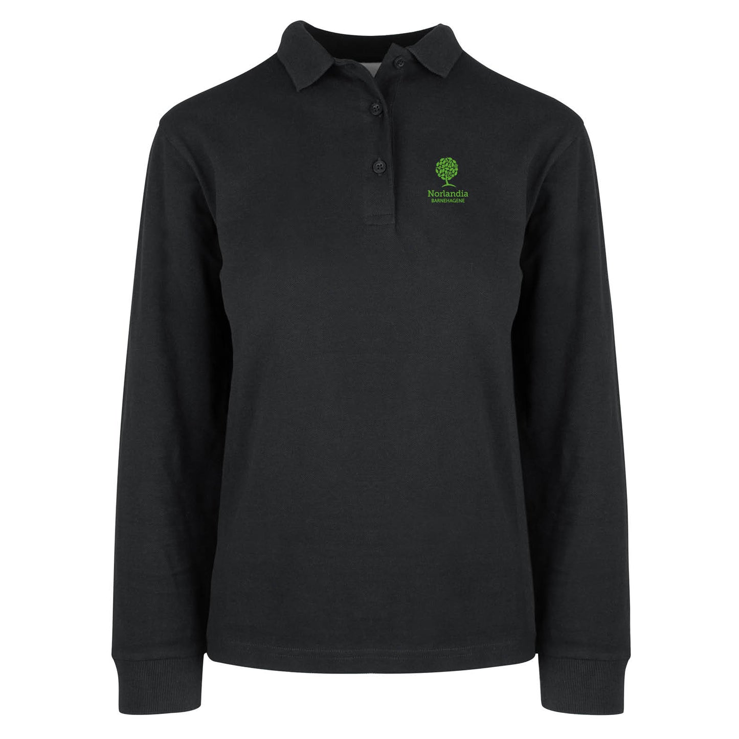 ORGANIC L/S POLO GOTS Dame